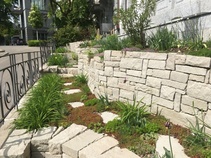 Gartengestaltung mit Natursteinmauern