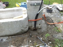 Restaurierung: Brunnen aus Jura Kalkstein