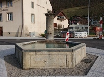 Restaurierung: Brunnen aus Mägenwiler Muschelkalk